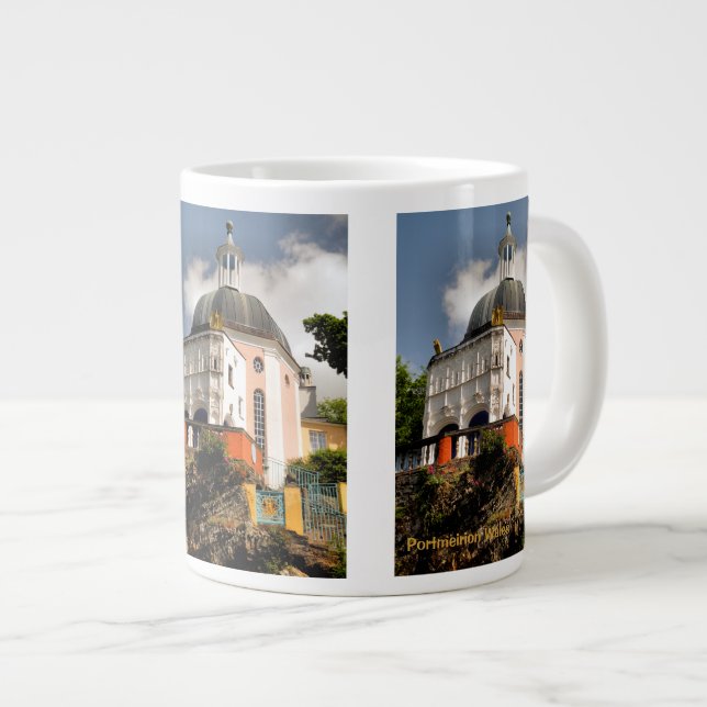 TAZA DE CAFÉ GRANDE ALDEA ITALIANA GALES (Derecha)