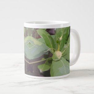 Taza De Café Grande Almendro Primer Plano
