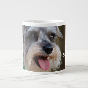 Taza De Café Grande Amado por un Schnauzer en miniatura