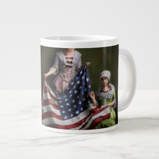Taza De Café Grande Americana - Bandera - Nacimiento de la bandera ame