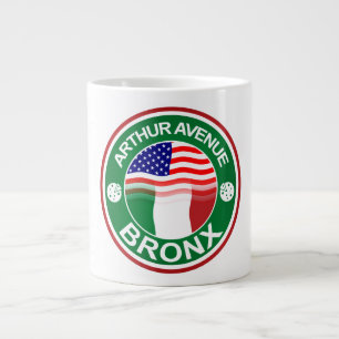 Taza De Café Grande Americano italiano de la avenida Bronx de Arturo