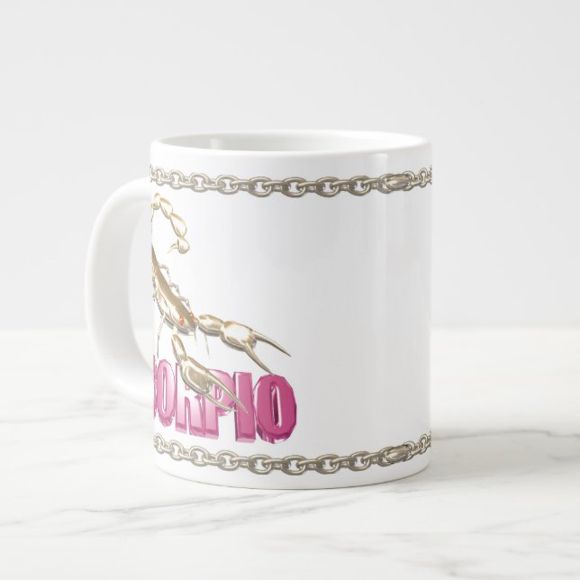 Taza De Café Grande Amistad zodiac de Valxart Scorpio Cancer (Izquierda)