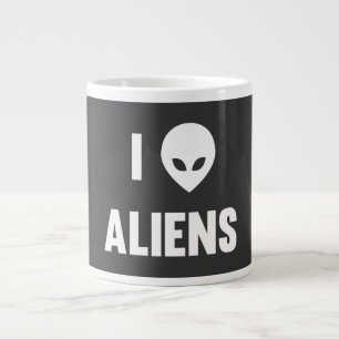Taza De Café Grande Amo a extranjeros