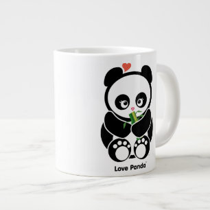 Taza De Café Grande Amor Panda®