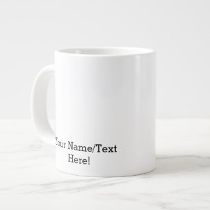 Taza De Café Grande Añada las plantillas de la imagen