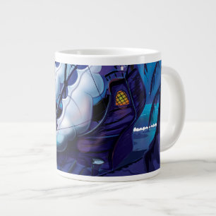 Taza De Café Grande Antiguo barco pirata atracado