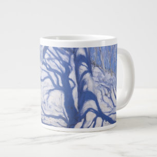 Taza De Café Grande Arbolado del invierno cerca de Courcheval 2008