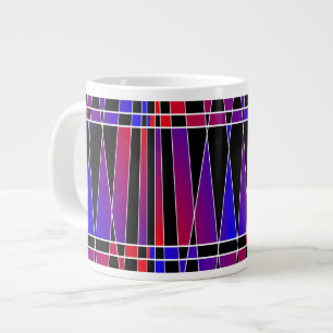 Taza De Café Grande Arte Deco "fracturado" por Kenneth Yoncich