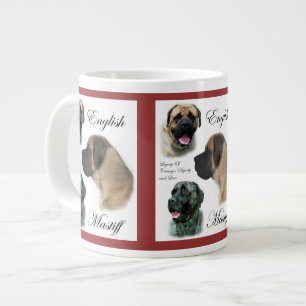 Taza De Café Grande Arte inglés del mastín