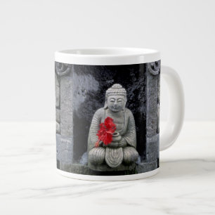 Taza De Café Grande Asia, Indonesia, Bali. Un santuario de Buda