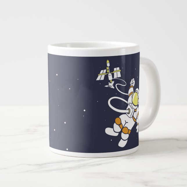 Taza De Café Grande Astronauta (Derecha)