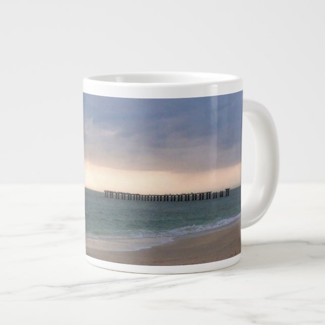 Taza De Café Grande Atardecer en la Isla Gasparilla (Derecha)