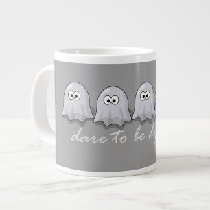 Taza De Café Grande Atrévete a ser diferentes fantasmas