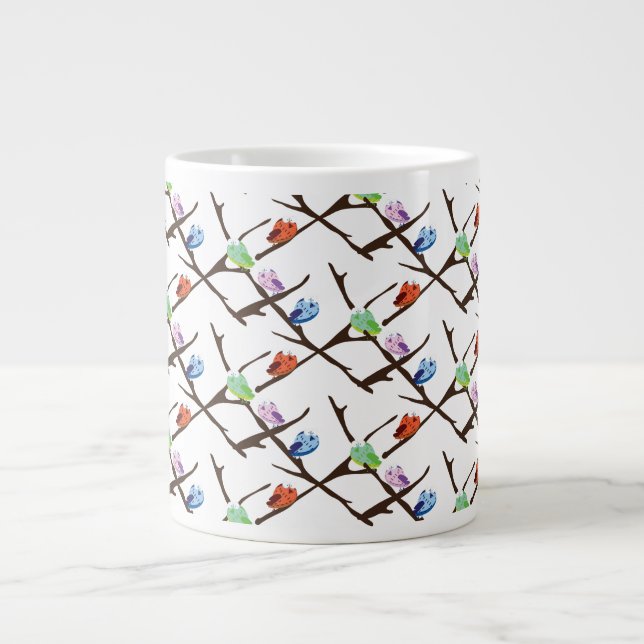 Taza De Café Grande Aves (Frente)