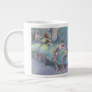 Taza De Café Grande Bailarinas en las bambalinas de Edgar Degas