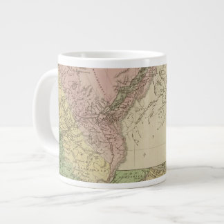 Taza De Café Grande Baje Canadá y Nuevo Brunswick