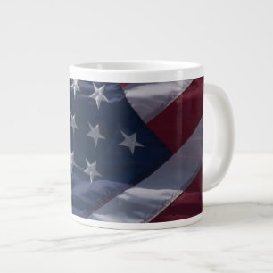 Taza De Café Grande Bandera americana