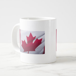 Taza De Café Grande Bandera canadiense.