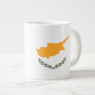Taza De Café Grande bandera de Chipre