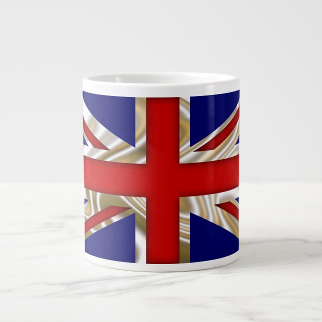 Taza De Café Grande Bandera de la Unión Real - Gran Bretaña (Frente)