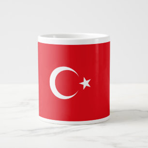 Taza De Café Grande Bandera de Turquía