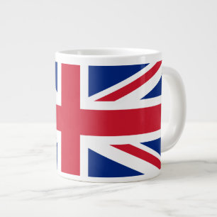 Taza De Café Grande Bandera del Reino Unido