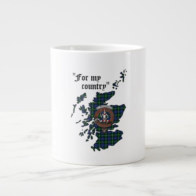 Taza De Café Grande Bannerman Clan Badge Jumbo Mug (Frente)