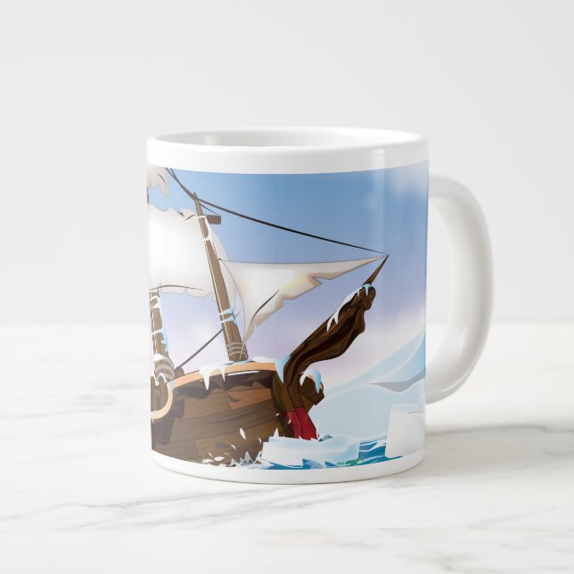 Taza De Café Grande Barco para romper el hielo (Derecha)