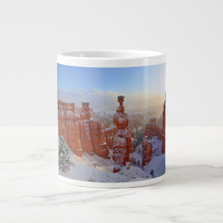 Taza De Café Grande Barranco de Bryce - nevada de la mañana