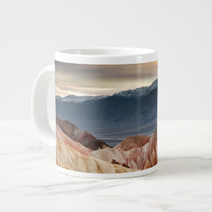 Taza De Café Grande Barranco de oro en la puesta del sol