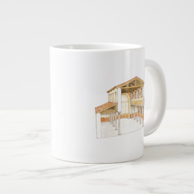 Taza De Café Grande Basílica romana (Derecha)