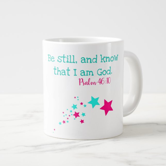 Taza De Café Grande Be Still - Jumbo Mug (Derecha)