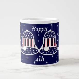 Taza De Café Grande Bells patrióticas II
