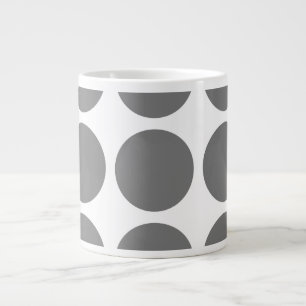 Taza De Café Grande Big Polka Dots Jumbo Mug
