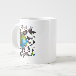 Taza De Café Grande Birdorables en todo el mundo