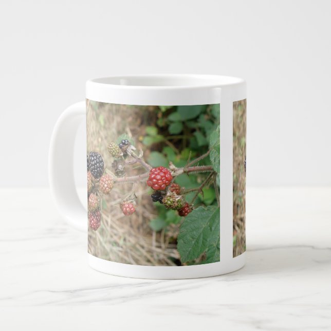 Taza De Café Grande Blackberry Bonanza Mug (Izquierda)