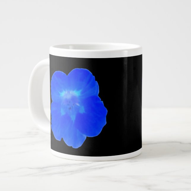 Taza De Café Grande Blue Nasturtium Mug (Izquierda)