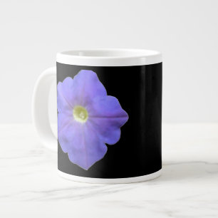 Taza De Café Grande Blue Petunia Mug