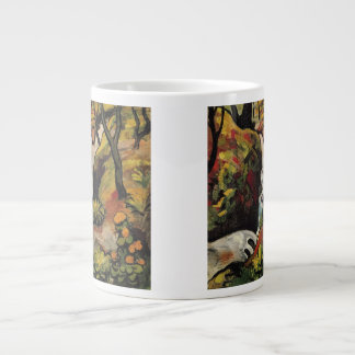 Taza De Café Grande Bosque arroyo de August Macke Expresionismo vintag