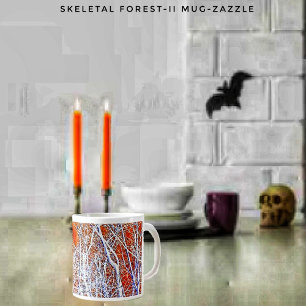 Taza De Café Grande Bosque esquelético II