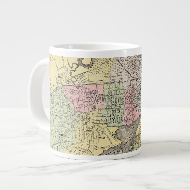 Taza De Café Grande Boston 3 (Izquierda)
