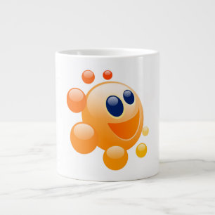 TAZA DE CAFÉ GRANDE BUBBLY SUN