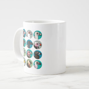 Taza De Café Grande Buitres del Viejo Mundo