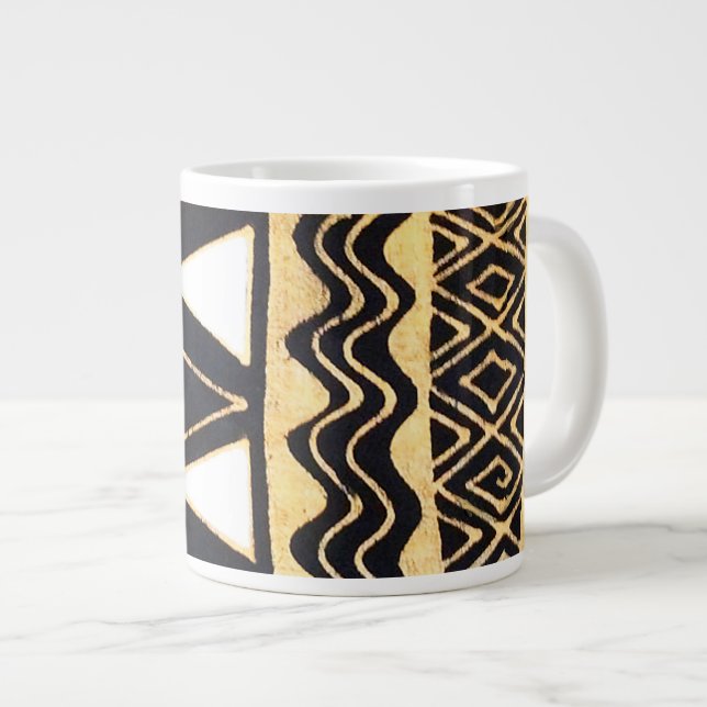 Taza De Café Grande Café Jumbo Africano Mug - Café Mug de 20 oz (Derecha)
