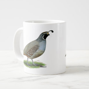 Taza De Café Grande California Valley Quail