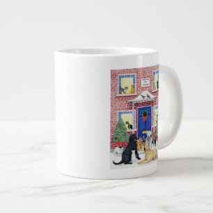 Taza De Café Grande Calor del navidad
