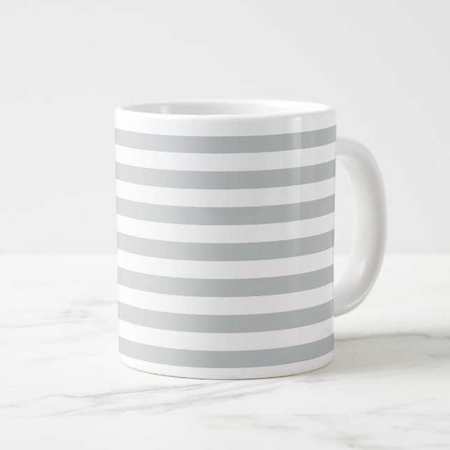 Taza De Café Grande Cambiar bandas grises a cualquier Personalizar de  (Derecha)
