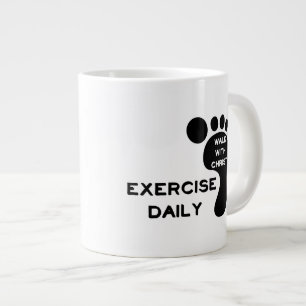 Taza De Café Grande Caminar con Cristo