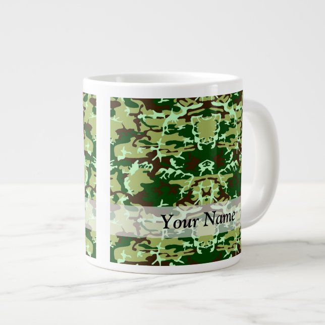 Taza De Café Grande Camo verde (Derecha)
