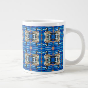 Taza De Café Grande Canadiense Geese en una copa de fila